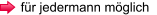für jedermann möglich